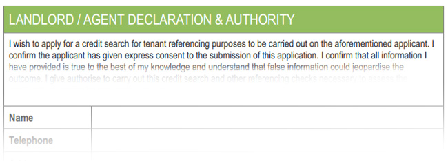 Tenant Reference Request Form