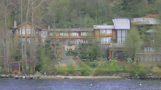 Bill Gates House- View from lake 3