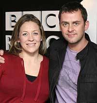 Sarah Beeny and Scott Mills