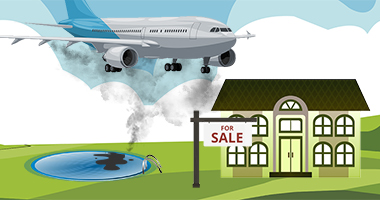 Buying A House On A Flight Path – A Bargain Or A Toxic Wasteland?