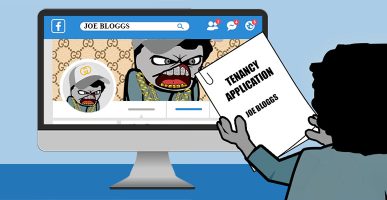 Real-World Results of Using Facebook To Reference Tenants