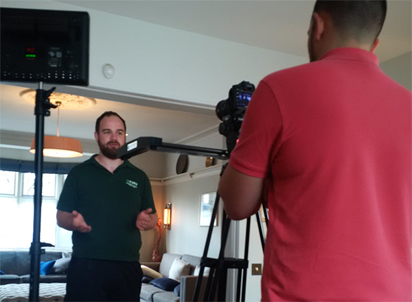 Legionella Video Cameraman