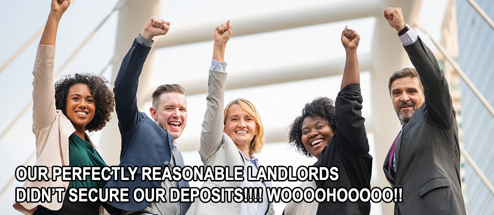 Celebrating tenancy deposits