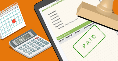 Rent payment schedule