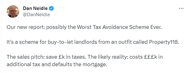 Dan Neidle - worst tax avoidance scheme ever